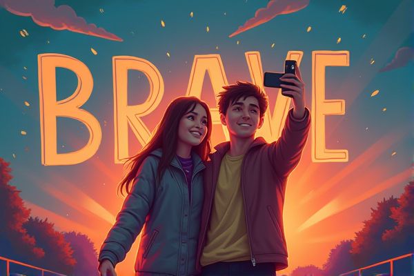 Brave Selfie Captions: Examples and Your Quick Guide